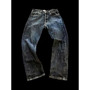 Levi's 501 Jeans Mens 32x30 Dark Wash Button Fly Classic Fit Straight 2000's